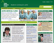 Extern� odkaz na web kliniky Aura Medical Clinic - otev�e se v nov�m okn�